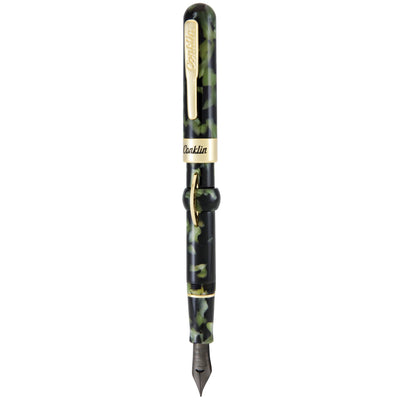 Conklin Mark Twain Crescent Filler Green Gold Fountain Pen