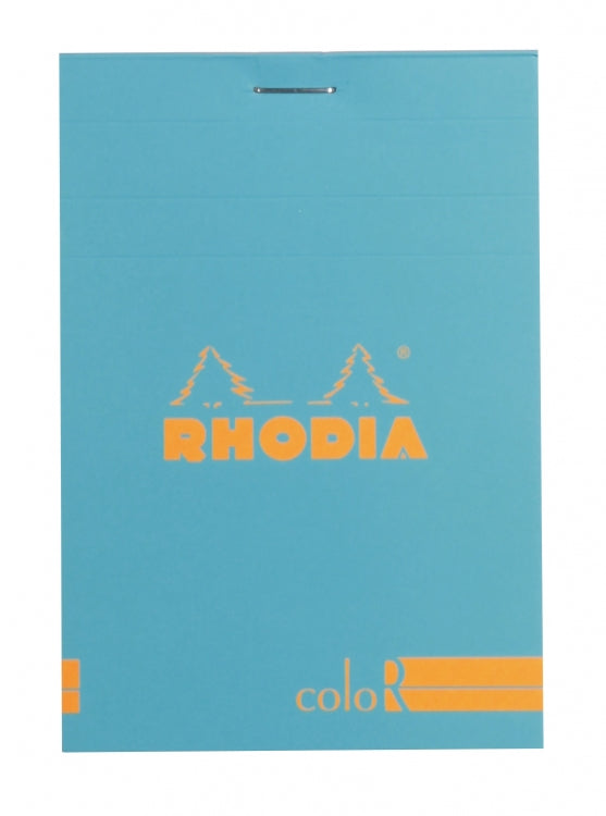 Rhodia ColoR No. 12 Passport Notepad - Turquoise, Lined