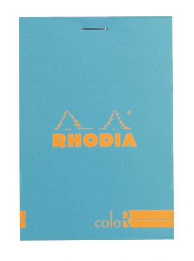 Rhodia ColoR No. 12 Passport Notepad - Turquoise, Lined