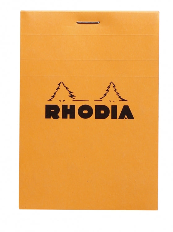 Rhodia No. 12 Passport Notepad - Orange, Graph