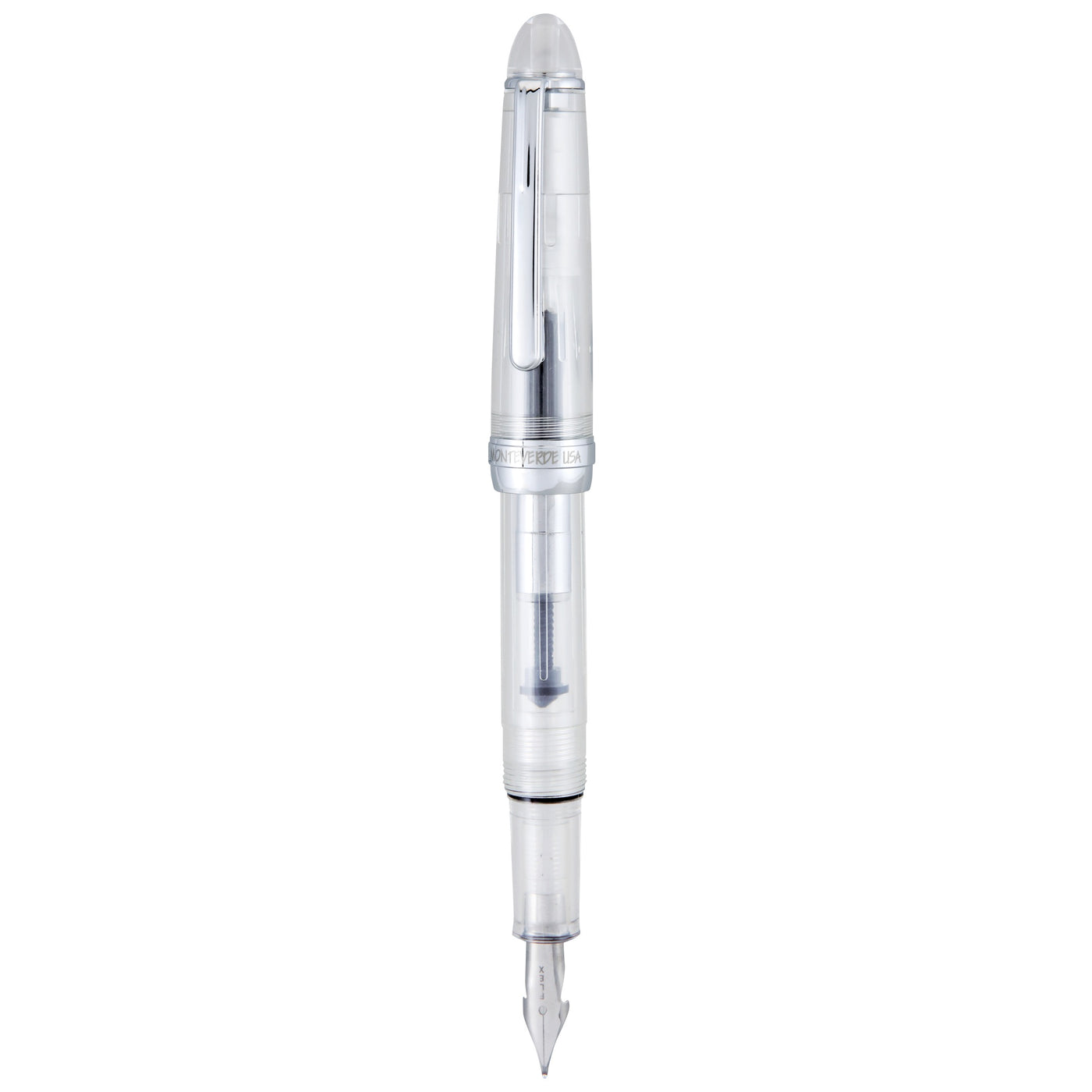 Monteverde Monza 3 Clear Fountain Pen (M, F, Flex)