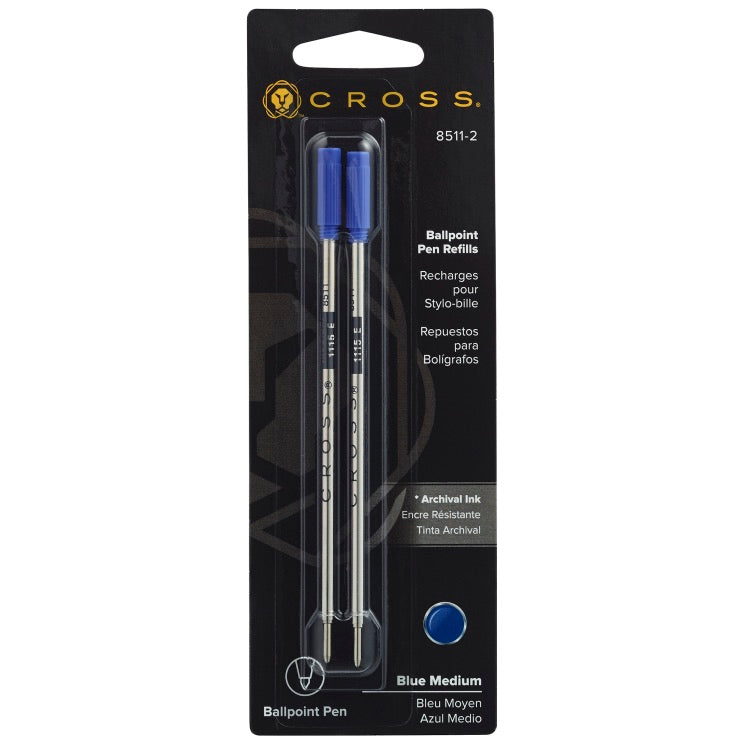 Refill Cross Ballpoint Pens - Pack of 2#color_blue