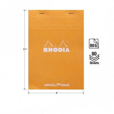 Rhodia No. 16 A5 Notepad - Orange, Dotpad