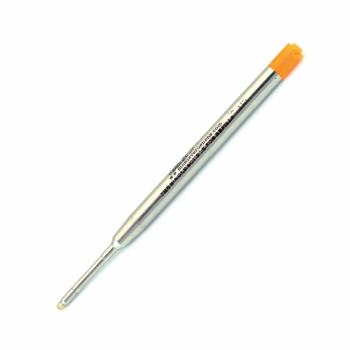 Monteverde Soft Roll Ballpoint Refill To Fit Parker Ballpoint Pens - 2 Pack#color_orange