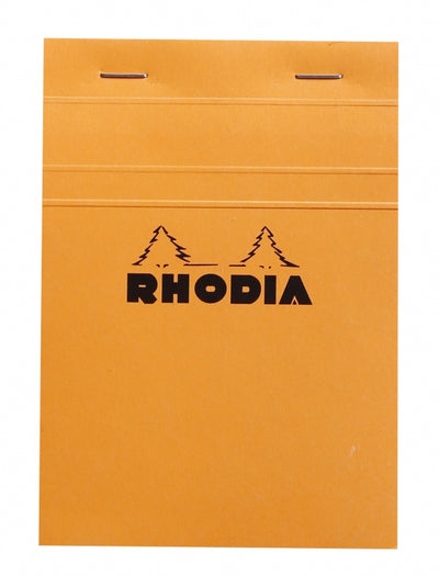 Rhodia No. 13 A6 Notepad - Orange, Graph