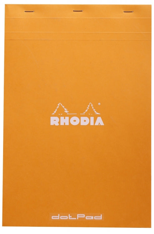 Rhodia No. 19 A4+ Notepad - Orange, Dot Grid