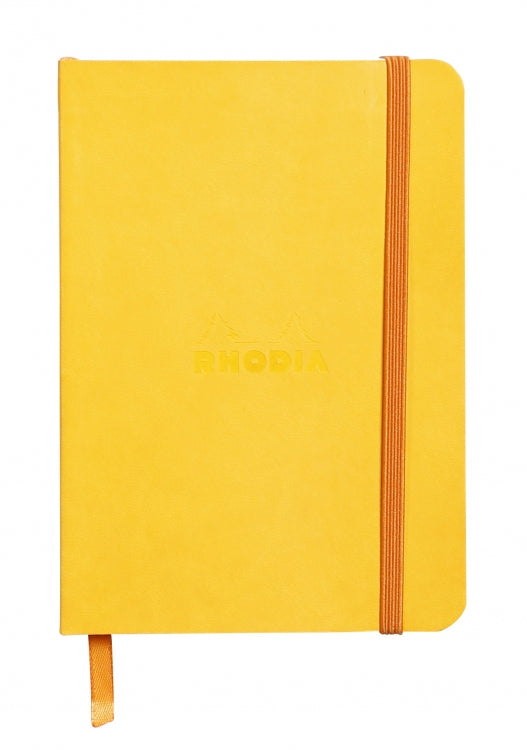 Rhodia A6 Softcover Notebook - Yellow, Lined