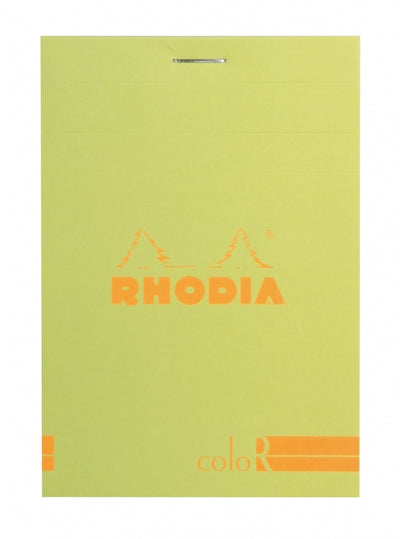 Rhodia ColoR No. 12 Passport Notepad - Anise Green, Lined