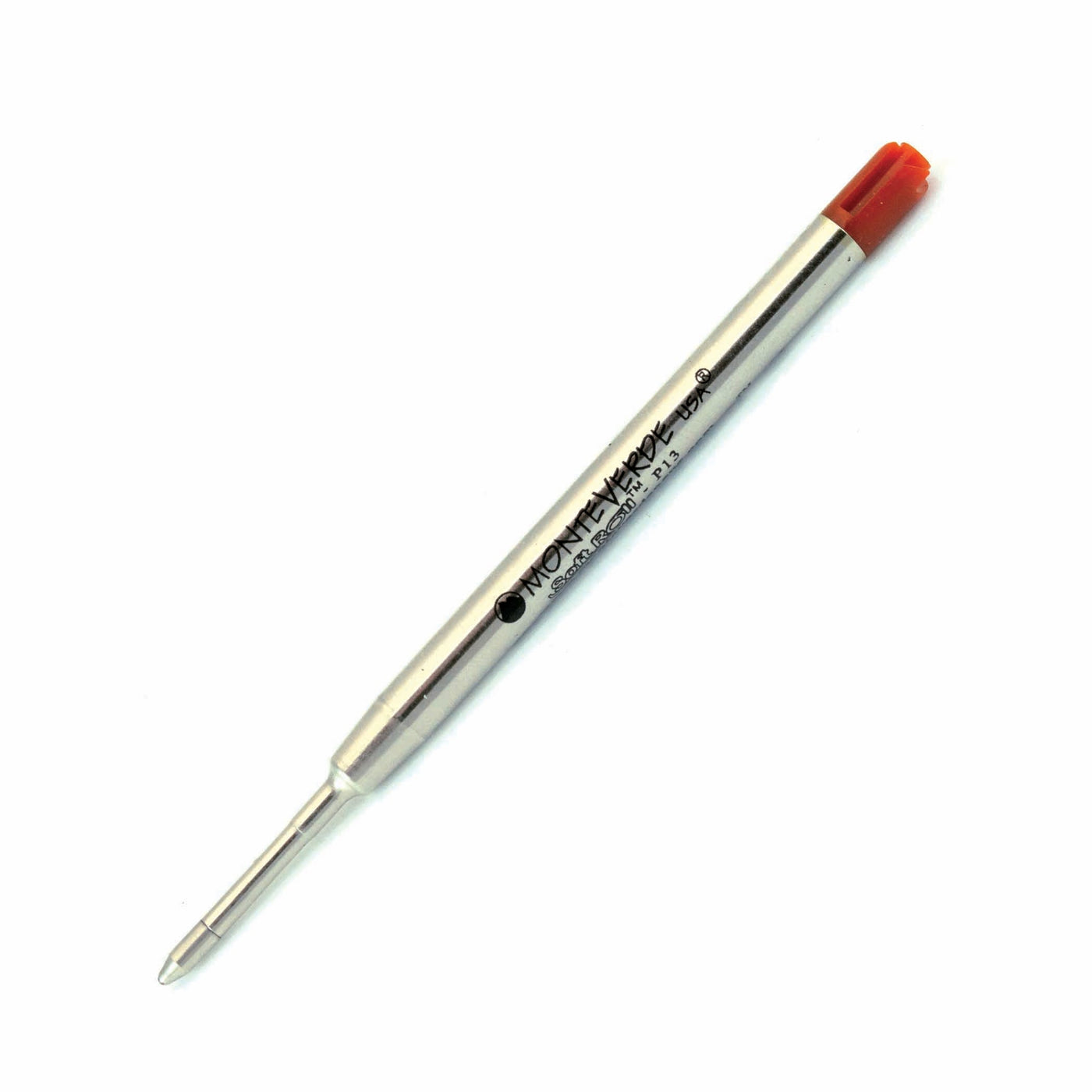 Monteverde Soft Roll Ballpoint Refill To Fit Parker Ballpoint Pens - 2 Pack#color_red
