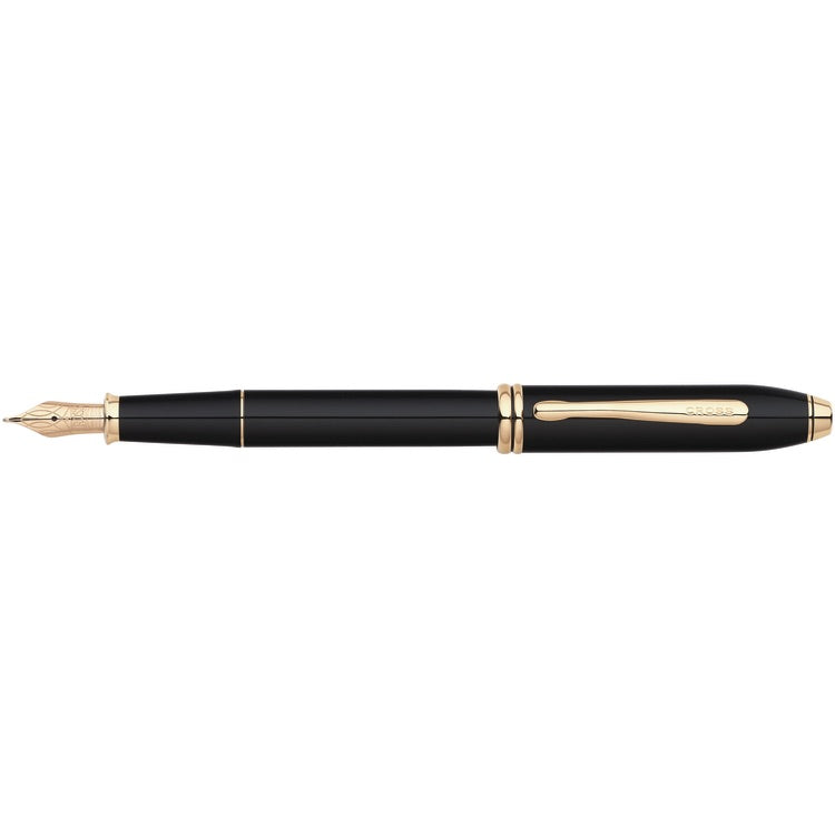Cross Townsend Black/Gold Fountain Pen