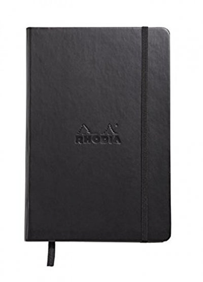 Rhodia A5 Hardcover Webnotebooks - Black, Lined
