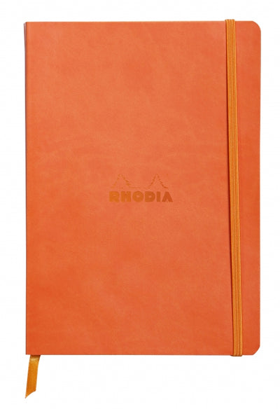 Rhodia A5 Softcover Notebook - Tangerine, Lined