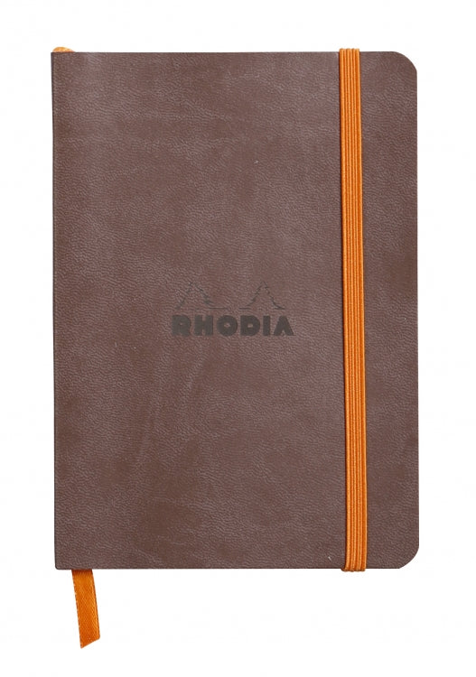 Rhodia A6 Softcover Notebook - Chocolate, Lined