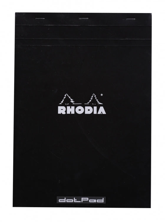 Rhodia No. 18 A4 Notepad - Black, Dot Grid