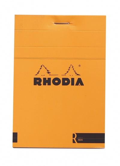 Rhodia Premium No. 12 Passport Notepad - Orange, Lined
