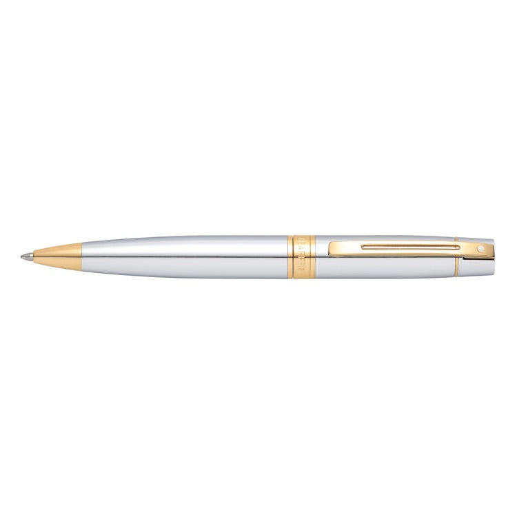 Sheaffer 300 Chrome with Gold Tone Trim Ballpoint Pen