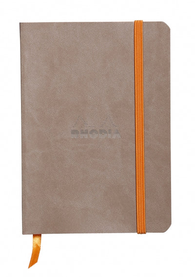 Rhodia A6 Softcover Notebook - Taupe, Lined