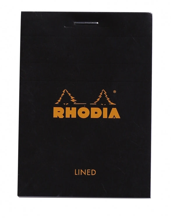 Rhodia No. 11 Pocket Notepad - Black, Lined