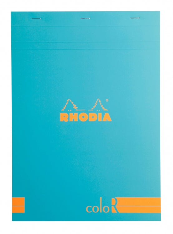 Rhodia ColoR No. 18 A4 Notepad - Turquoise, Lined