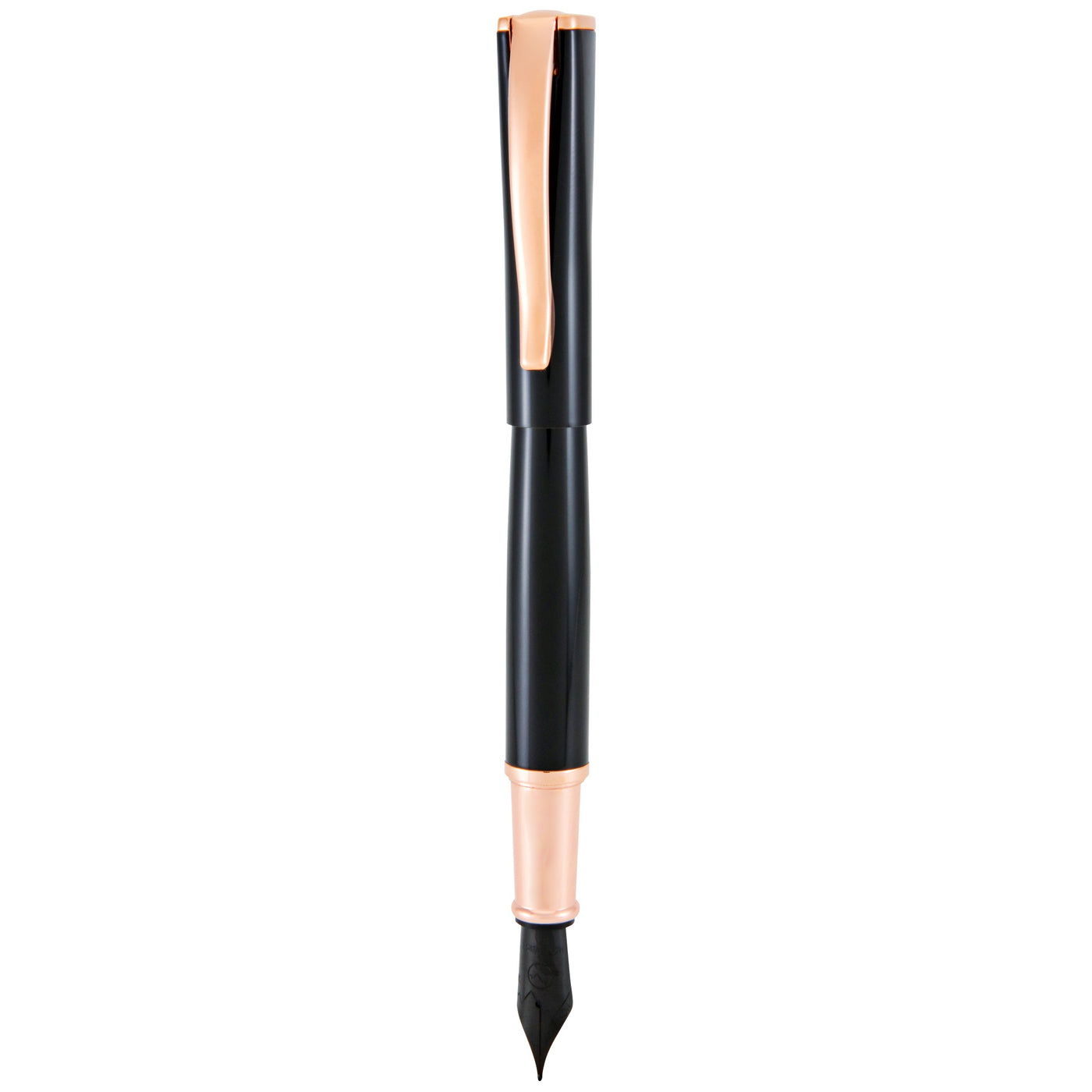 Monteverde Impressa Black Rose Gold Fountain Pen