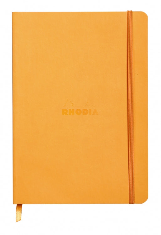 Rhodia A5 Softcover Notebook - Orange, Lined