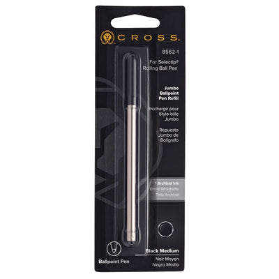 Refill Cross Selectip Jumbo Ballpoint Pen Refill for Rolling Ball Pens#color_black