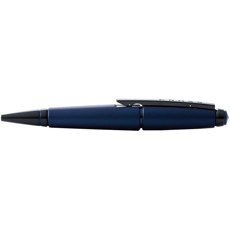 Cross Edge Matte Blue w/PVD Rollerball Pen