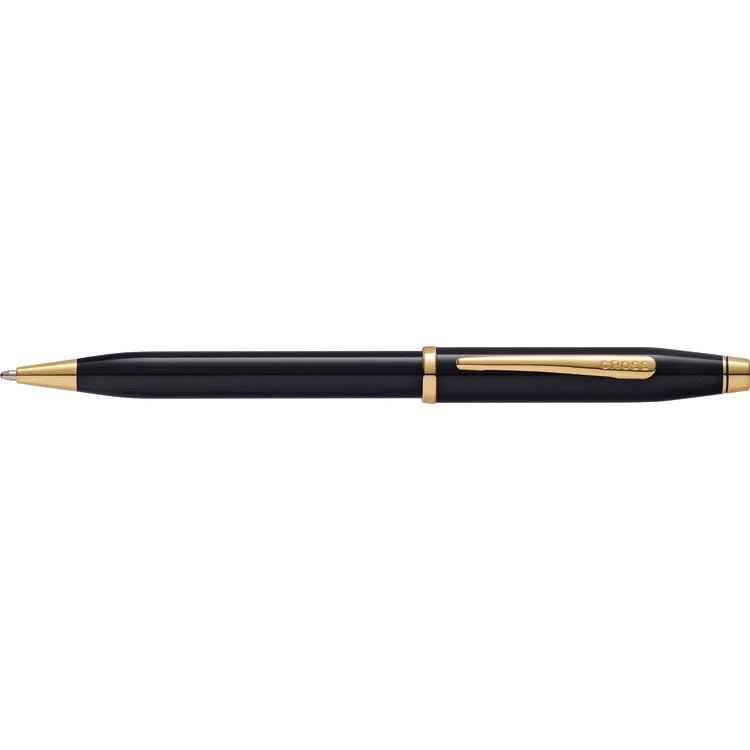 Cross Century II Black 23KT Gold Ballpoint Pen