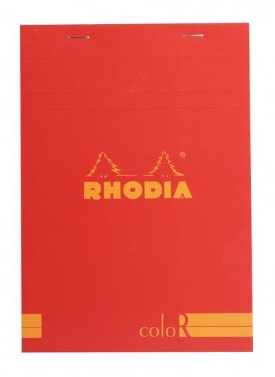 Rhodia ColoR No. 16 A5 Notepad - Poppy, Lined