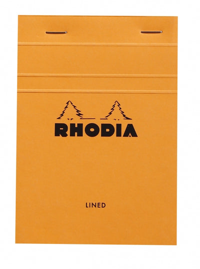 Rhodia No. 13 A6 Notepad - Orange, Lined