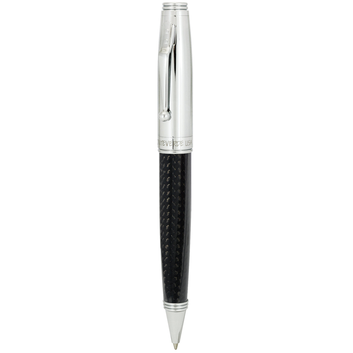 Monteverde Invincia Chrome Carbon Fiber Ballpoint Pen