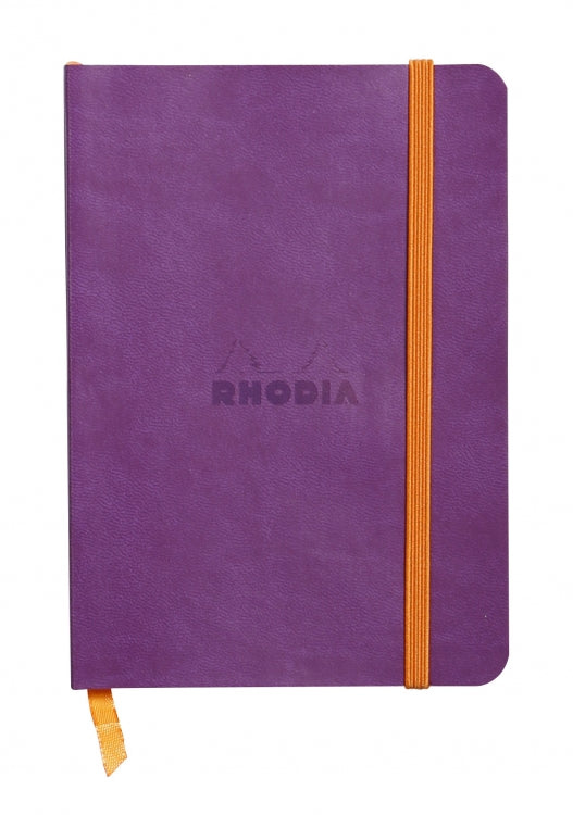 Rhodia A5 Softcover Notebook - Purple, Lined