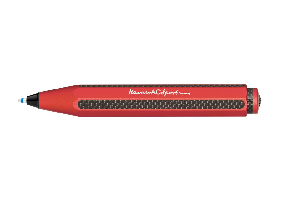 Kaweco AL + Carbon Sport Red Ballpoint Pen