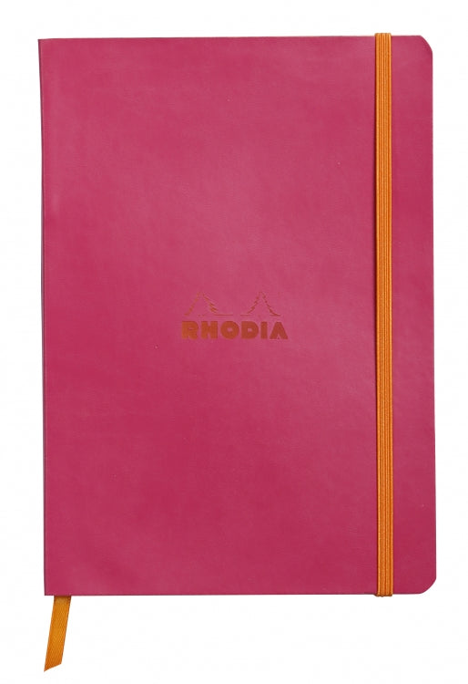 Rhodia A5 Softcover Notebook - Raspberry, Lined