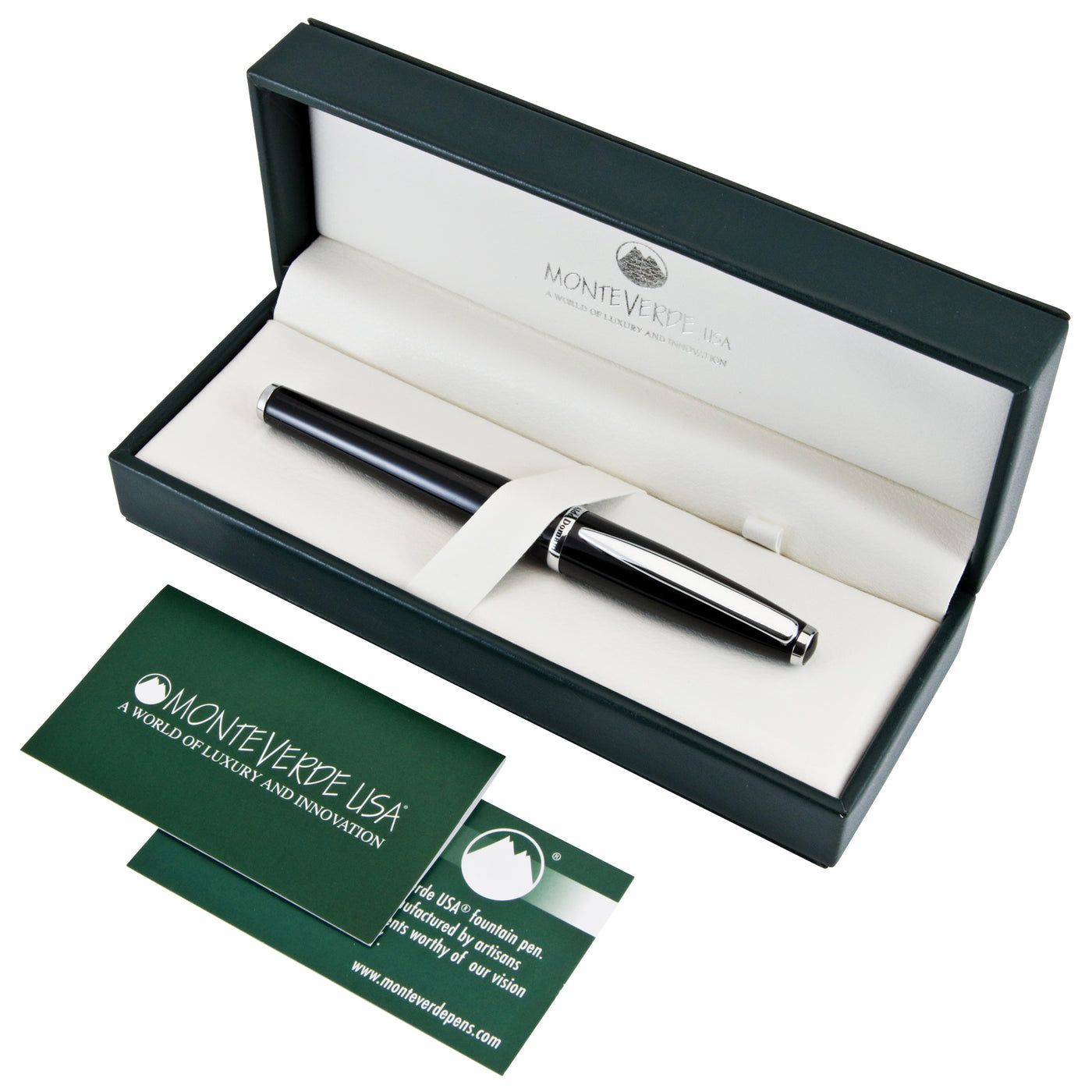 Monteverde Aldo Domani Black Fountain Pen