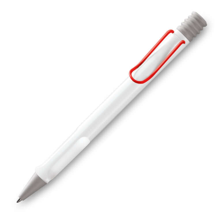 Lamy Safari White Red Ballpoint Pen