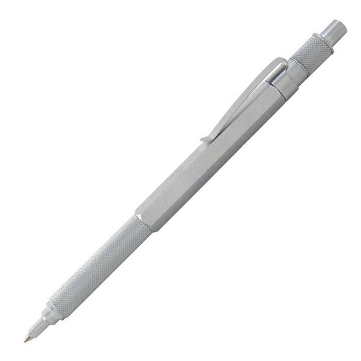 Retro 1951 Hex-o-Matic Silver Ballpoint Pen | Pen Store | Pen Place