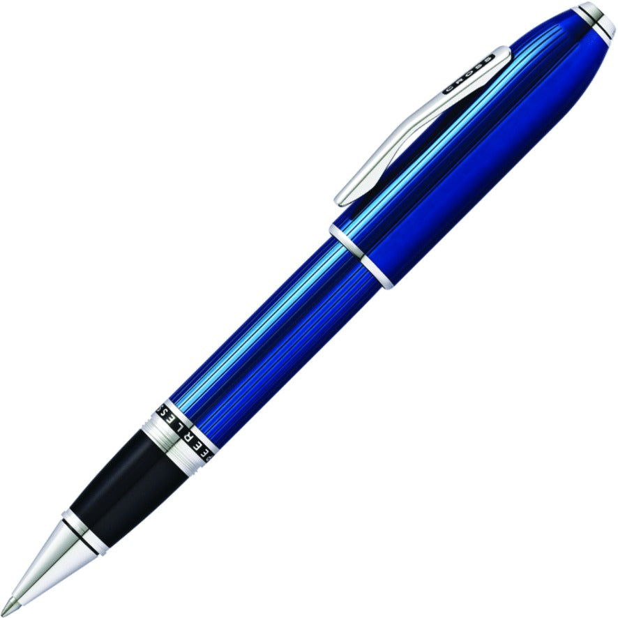 Cross Peerless 125 Translucent Quartz Blue Rollerball Pen | AT0705-14 | Pen Place