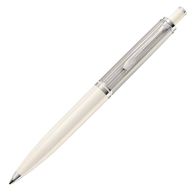 Pelikan Souveran 405 Silver/White Ballpoint Pen | Pen Place