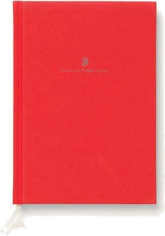 Graf von Faber-Castell Linen-bound book A5 India Red | 188677 | Pen Place