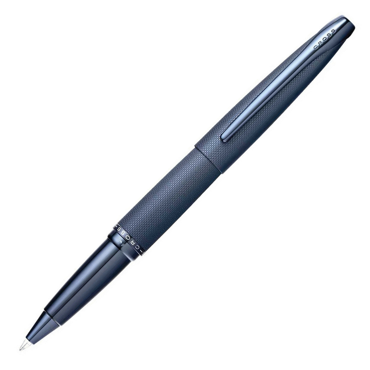 Cross ATX Sandblasted Dark Blue Rollerball Pen | Pen Place