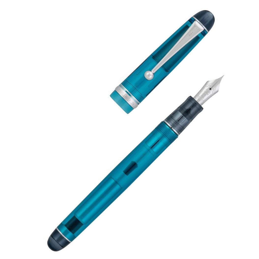 Pilot Custom 74 Teal Fountain Pen | Pen Store | Pen Place Since 1968