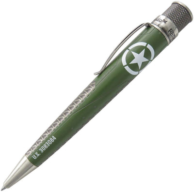 Retro 1951 Tornado Big Shot Sherman Tank Rollerball Pen | BSR-1955 | Pen Place