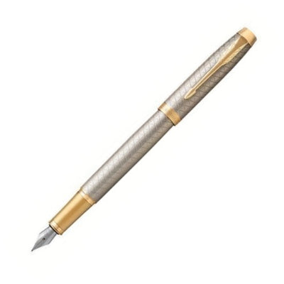 Parker IM Premium Warm Silver GT Fountain Pen | 1931685 | Pen Place