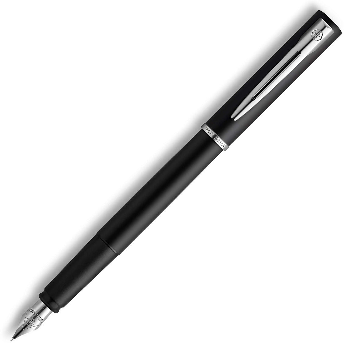 Waterman Allure Black Lacquer & Chrome Fountain Pen
