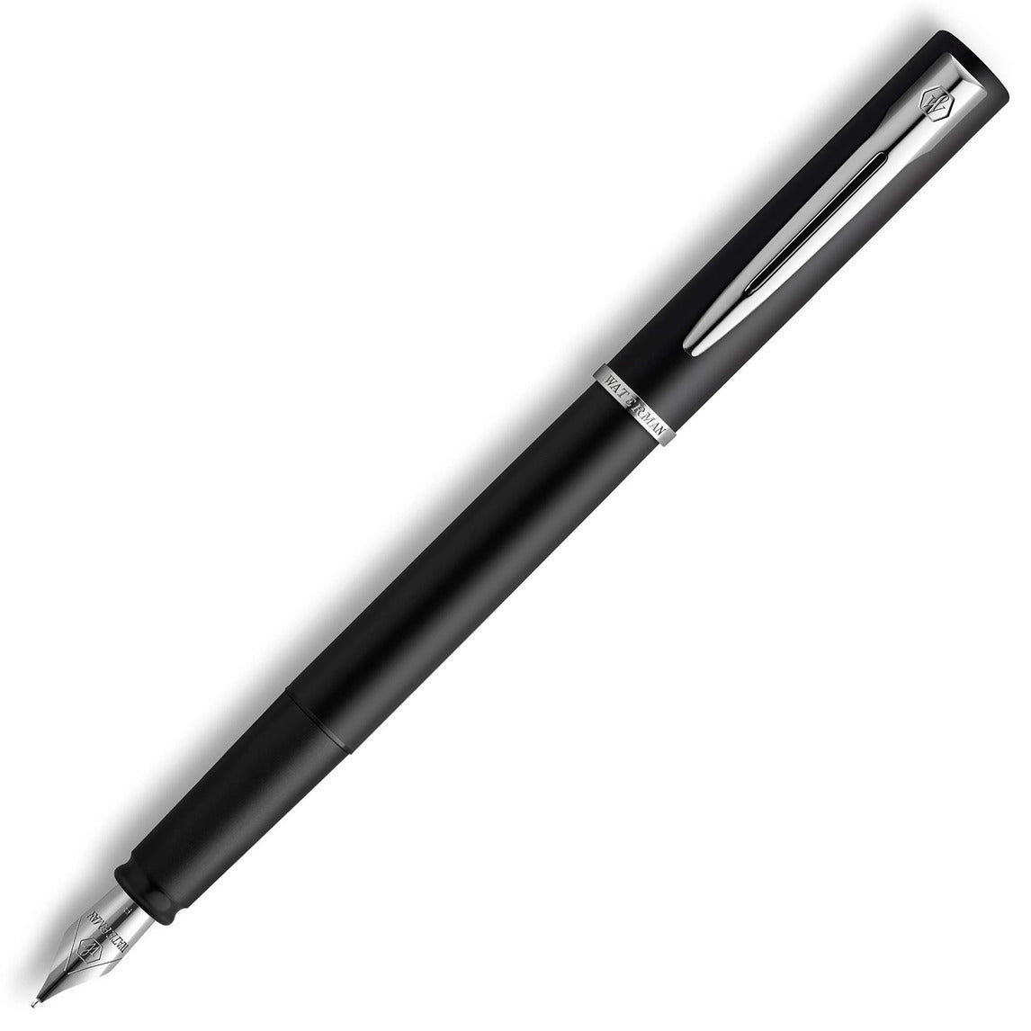 Waterman Allure Black Lacquer & Chrome Fountain Pen | Pen Place