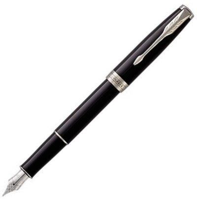 Parker Sonnet Black Lacquer CT Fountain Pen | 1931500 | Pen Place