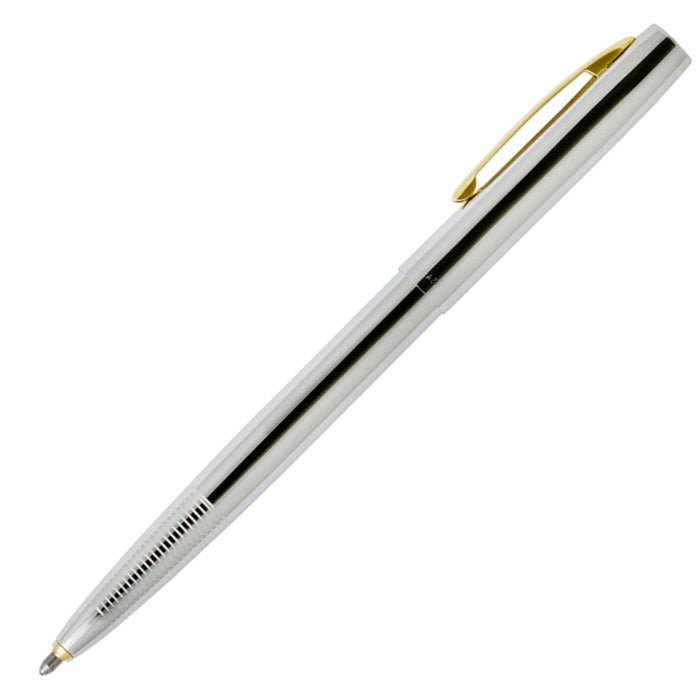 Fisher Cap-O-Matic Chrome with Gold Clip Space Pen | M4CGT | Pen Place Since 1968