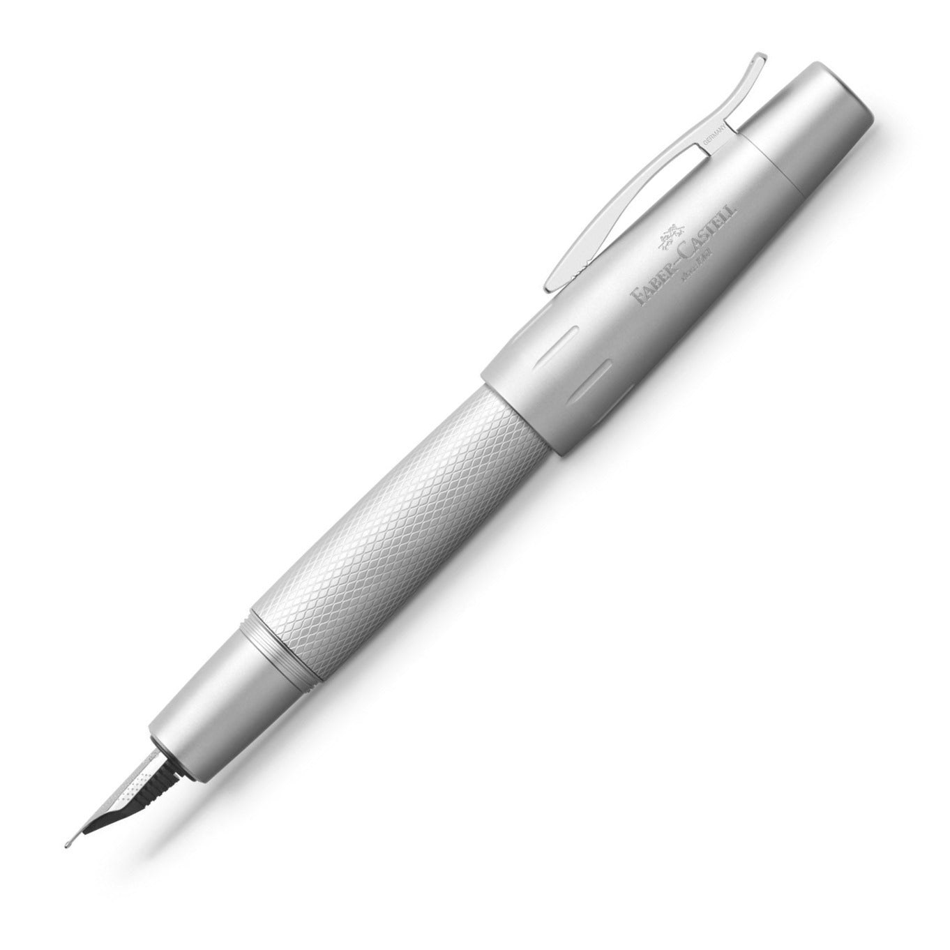 Faber-Castell Emotion Pure Silver Fountain Pen | 148670 | Pen Place