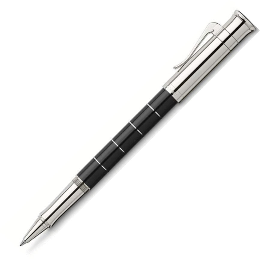 Graf von Faber-Castell Classic Anello Black Rollerball | 145683 | Pen Place